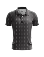 Jersey Cotton Striped Polo Shirt